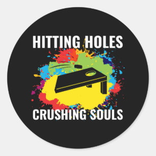 Adesivo Cornhole Bean Bag Torna Engraçado Jogo de Lâmpada