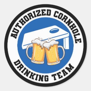 Adesivo Cornhole Bean Bag Torna Engraçado Jogo de Lâmpada