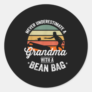 Adesivo Cornhole Funny Bean Bag Avó 4 de julho