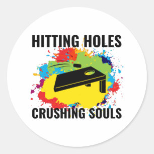 Adesivo Cornhole Game Conselhos Bolsas Engraçado