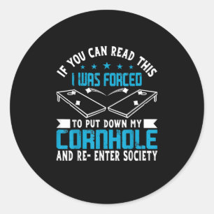 Adesivo Cornhole Player Team Bean Bag Funny Cornhole