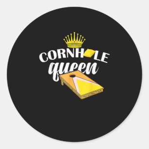Adesivo Cornhole Queen Bean Bag Funny Cornhole