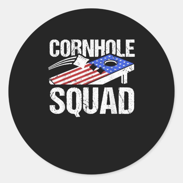 Adesivo Cornhole Squad Cornhole (Frente)