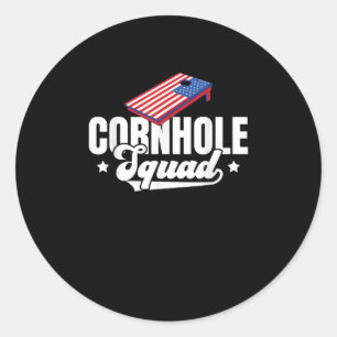 Adesivo Cornhole Squad Men bolsas de feijão