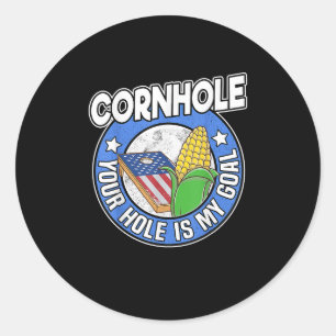 Adesivo Cornhole Your Hole É A Minha Bandeira Americana