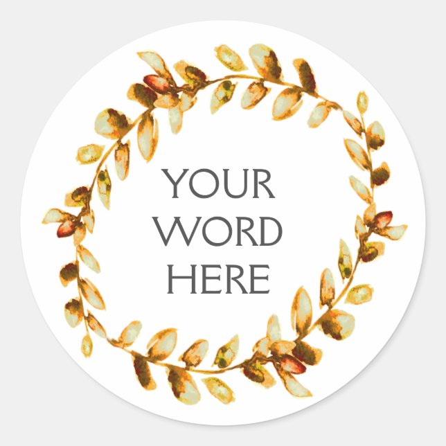 Adesivo Coroa Botânica - Ceres - (Frente)