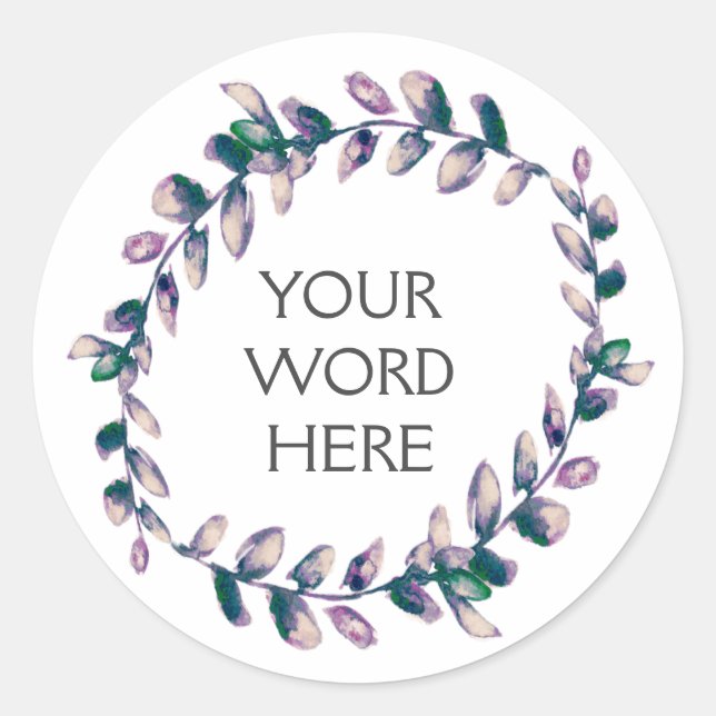 Adesivo Coroa Botânica - Vênus - (Frente)