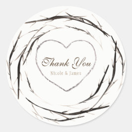 Adesivo Coroa de Galhos Ramos Galhos Rústicos Favor Person