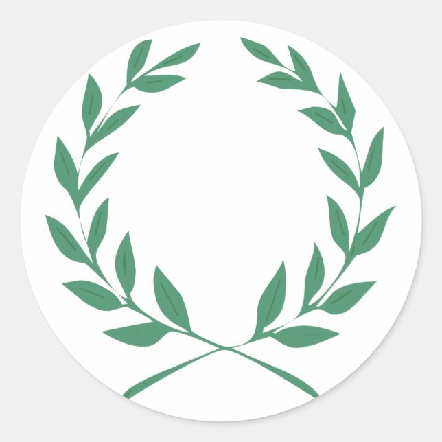 Adesivo Coroa de louros (Frente)