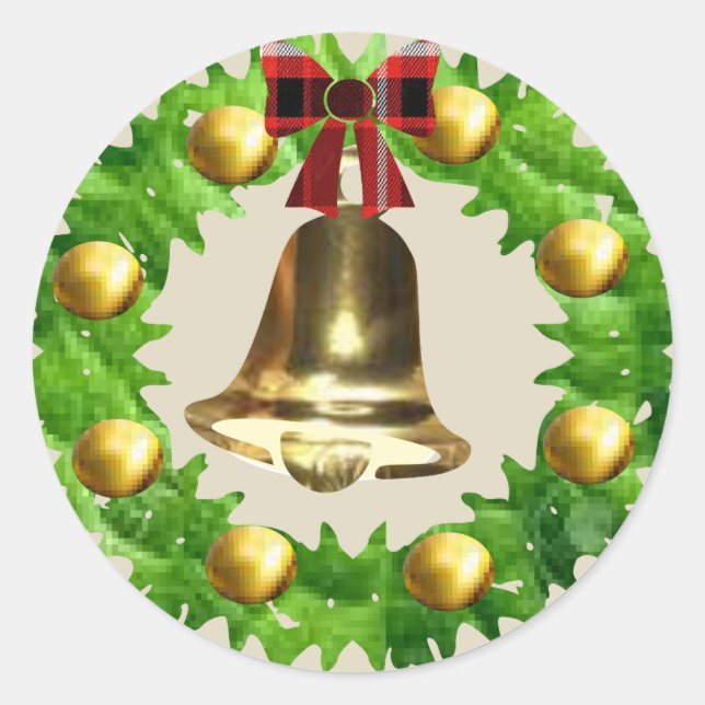 Adesivo Coroa de Natal (Frente)