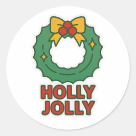 Adesivo Coroa de Natal