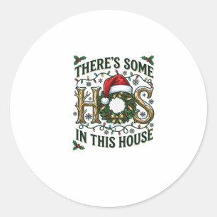 Adesivo Coroa de Natal da Casa Hos Chapéu de Papai Noel Lu