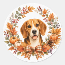 Coroa de Outono Beagle