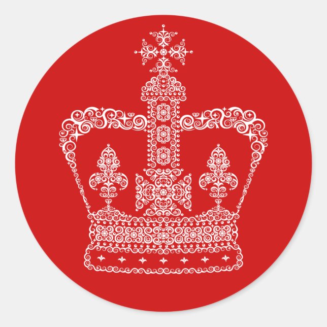 Adesivo Coroa de Rei ou Rainha (Frente)