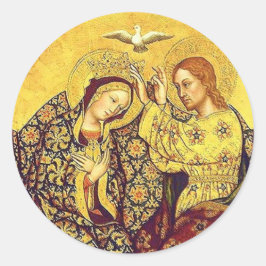 Adesivo Coronação da Bênção Virgem Maria Stickers