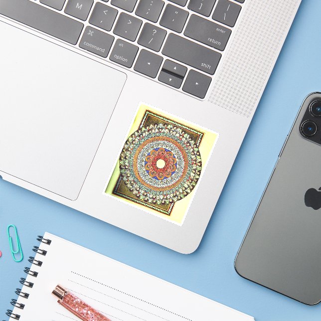 Adesivo Coros de Anjos (Hildegard von Bingen) (Notebook com iPhone)