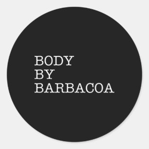 Adesivo Corpo De Byrbycoa - Churrasco Engraçado Carne De B
