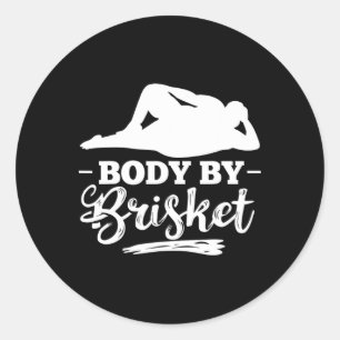 Adesivo Corpo por Fumador de Bolsa Brisket Burgers Brisket