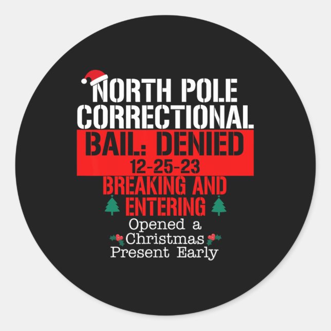 Adesivo Correção de fiança do Polo Norte Negada Breaking e (Frente)