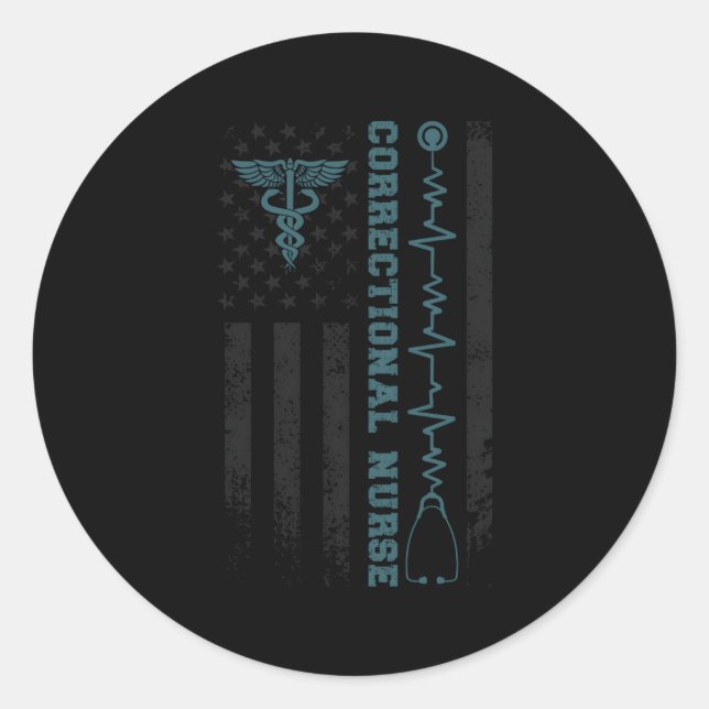 Adesivo Correções Orgulhosas De Enfermeiro Nos Enfermando  (Frente)