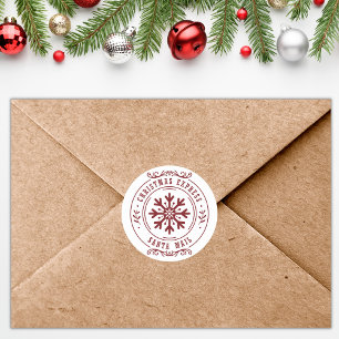 Adesivo Correio do Papai Noel Expresso de Natal para Crian