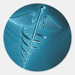 Adesivo Corrente Azul de Asclepius
