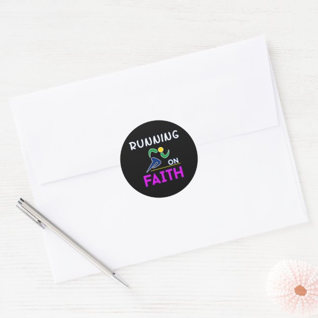 Adesivo Corrente em Faith Christian Runner (Envelope)