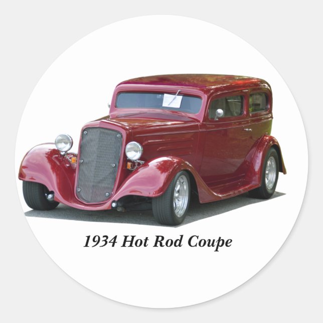 Adesivo Corrente Personalizada de Coupe em 1934 (Frente)