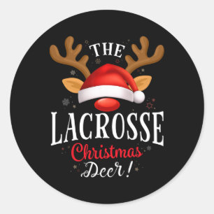 Adesivo Correspondência da Família Lacrosse Christmas Deer