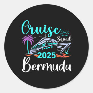 Adesivo Correspondência de Férias da Família Bermuda Cruis