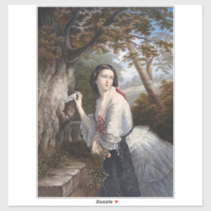 Adesivo Correspondência Secreta: Bilhete de Garota para o 