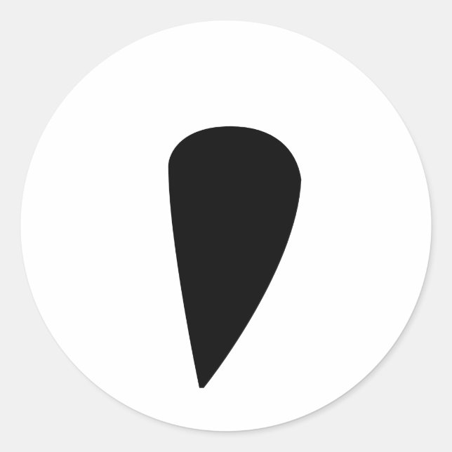 Adesivo Corretor de pontuação inadequado (Frente)