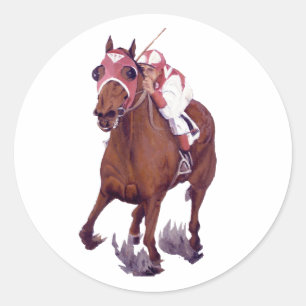Adesivo Corrida Cruzada é o Cavalo Vencedor