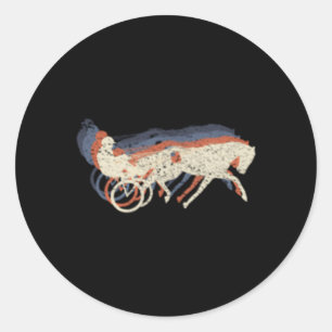 Adesivo Corrida de Cavalos Esportivos Coloridos da Corrida