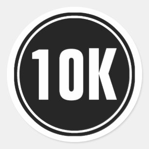 Adesivo Corrida de Maratona 10K