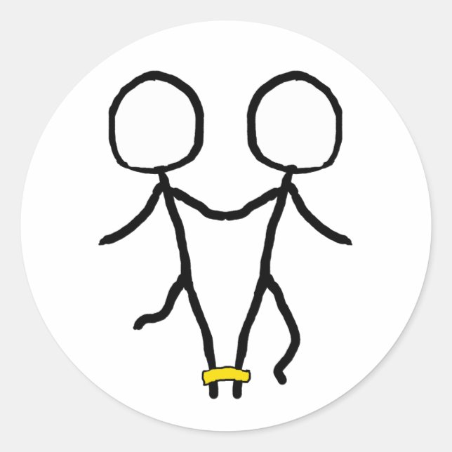 Adesivo Corrida de três pernas (Frente)