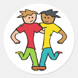 Adesivo Corrida de três pernas