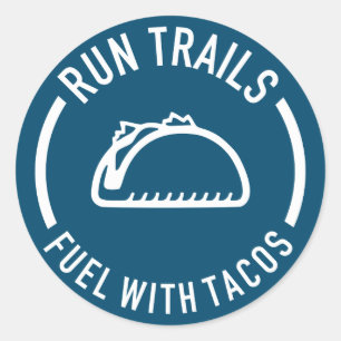 Adesivo Corridas De Combustível Com Tacos