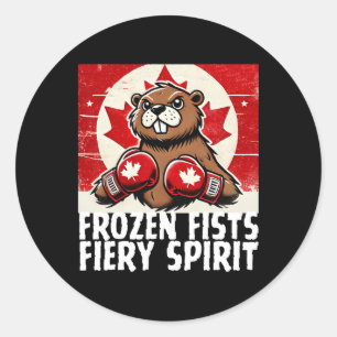 Adesivo Corta o Canadá Contra Tarifas Canadianas Beaver B