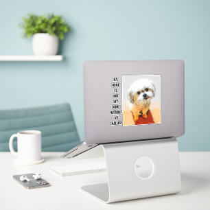 Adesivo Cortado Personalizado de Cachorro Malshi