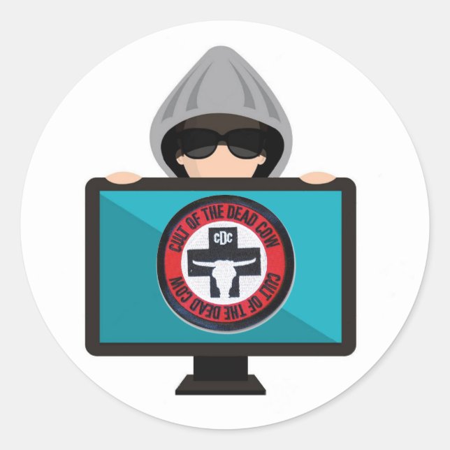 Adesivo Corte da vaca Morto (Frente)