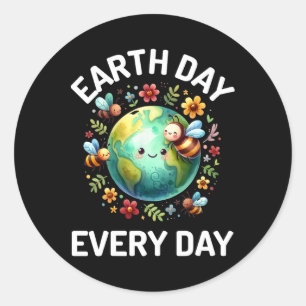 Adesivo Cortes Que Sorriem Dia da Terra Todos Os Dias Sobr