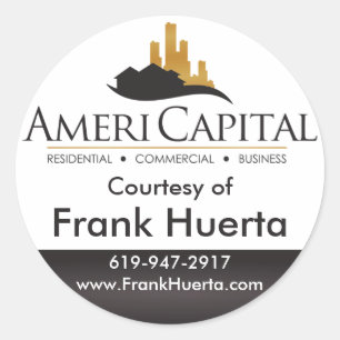 Adesivo Cortesia PERSONALIZADA do Imobiliário