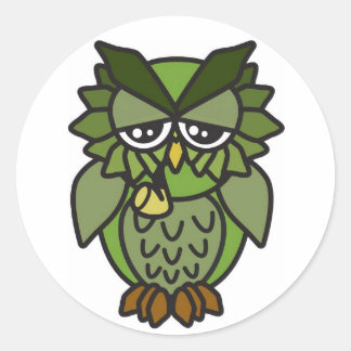 Adesivo Coruja de fumo 2,0