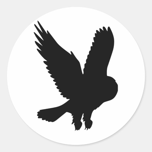 Adesivo Coruja em Voo (Frente)