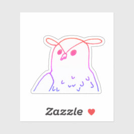 Adesivo Coruja-Foca-Cola-Feira