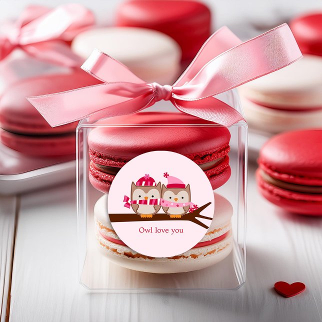 Adesivo Corujas dias de os namorados (Criador carregado)