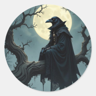 Adesivo Corvo de Halloween
