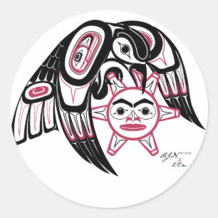 Adesivo Corvo que rouba o Sun