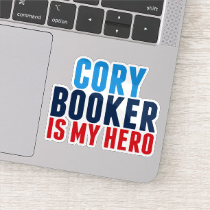 Adesivo Cory Booker é o meu Laptop Herói